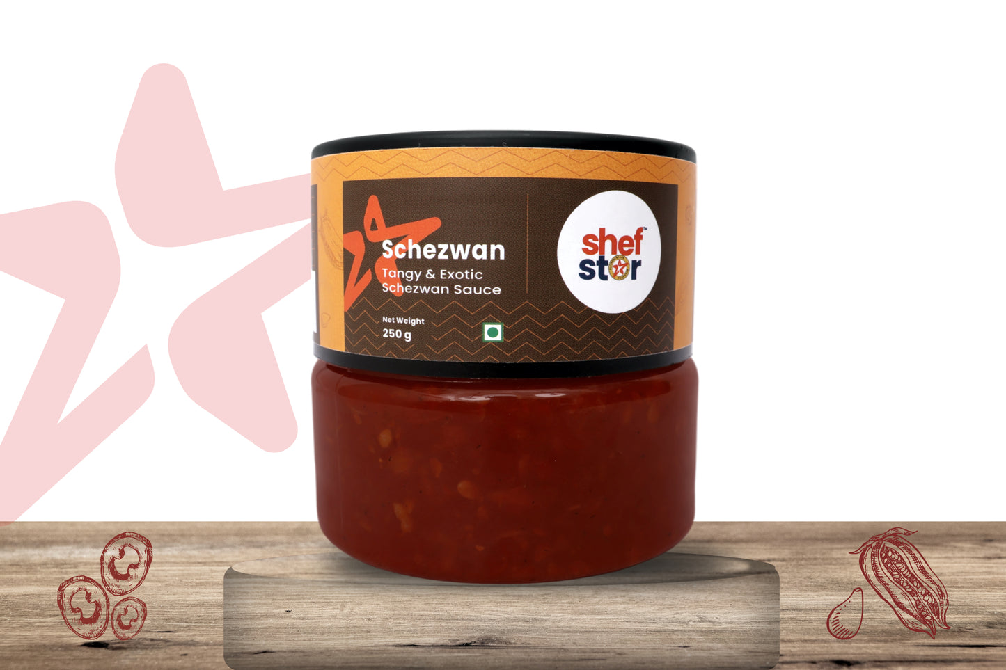 Schezwan Sauce by Shef Star Foods - Dip it. Spread it. Cook it.